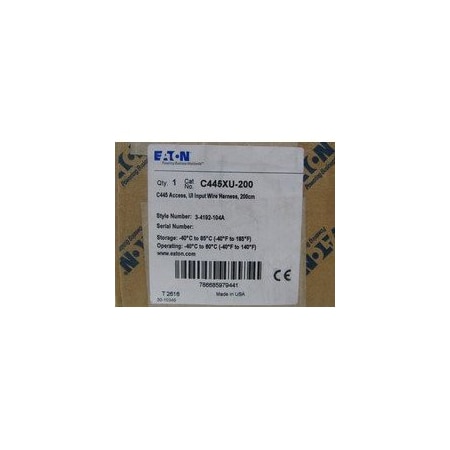 Eaton Relays UI Input Wire Harness 50/60Hz C445XU-200